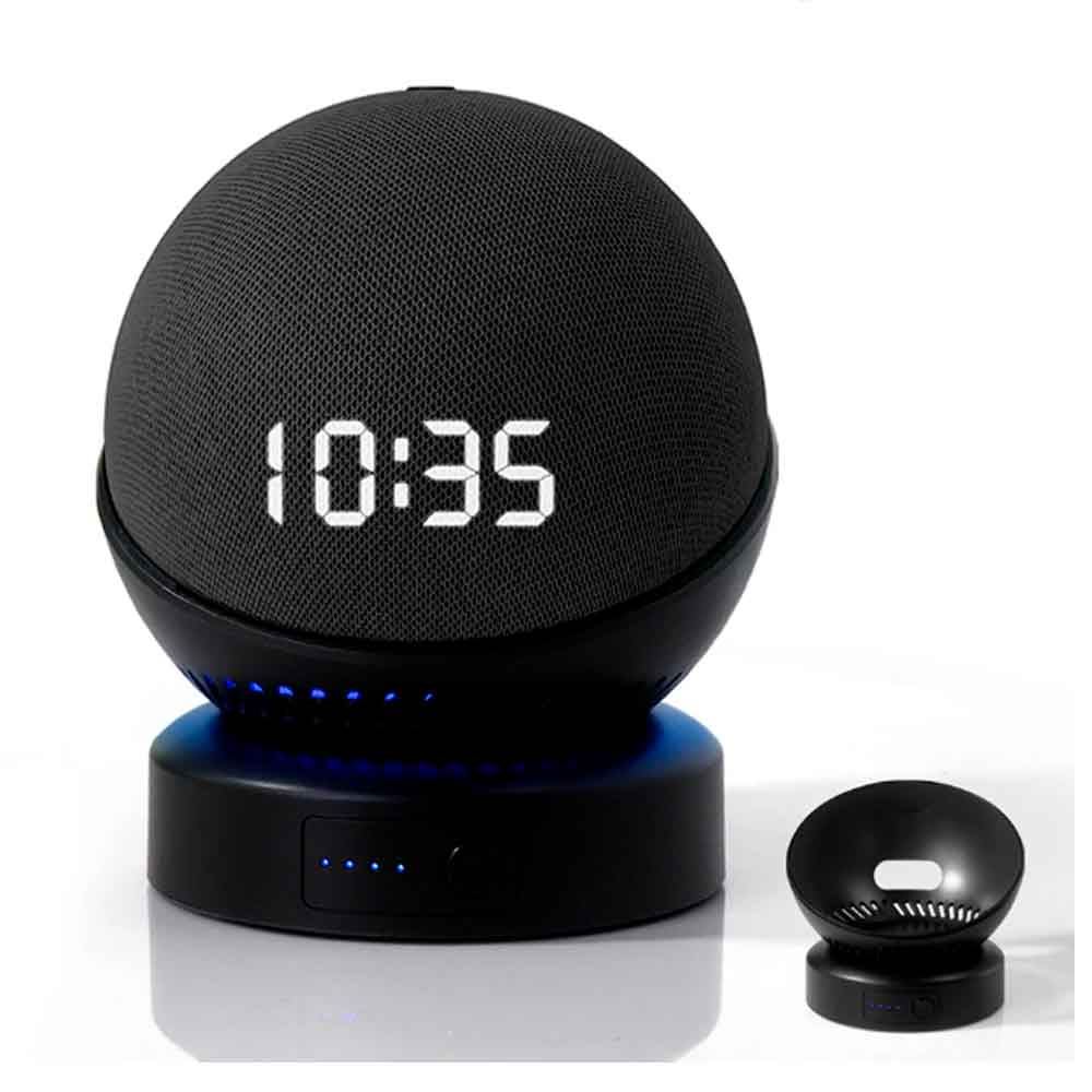 Batería Portátil para Echo Dot 5ta y 4ta Gen Recargable 5200 mAh Negro